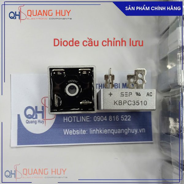 KBPC3510 Diode cầu 35A 1000V DIP-4