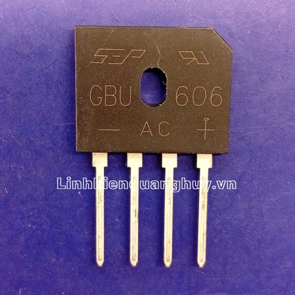 GBU606 Diode cầu 6A 600V