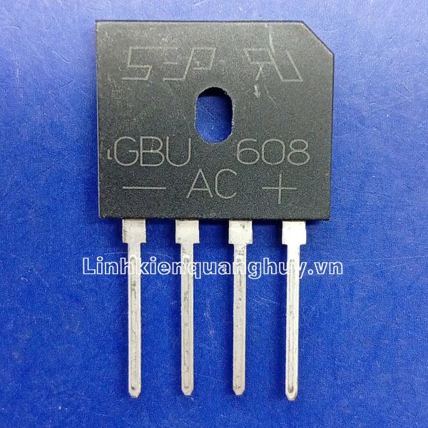 GBU608 KBU608 Diode cầu 6A 800V