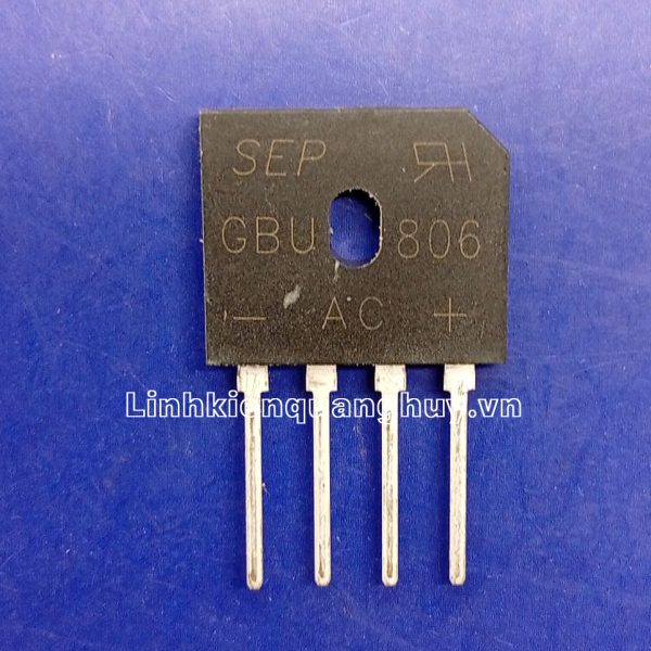 GBU806 Diode cầu 8A 600V