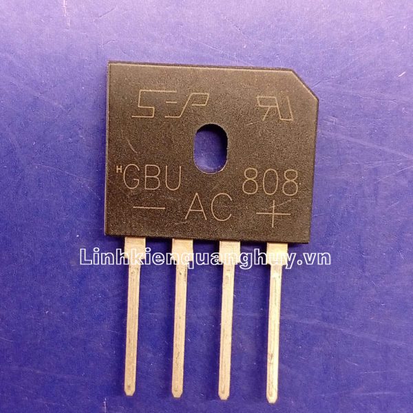 GBU808 Diode cầu 8A 600V