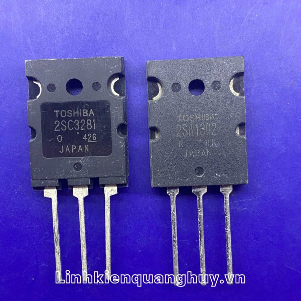 2SA1302 2SC3281 15A-150W-200V Cặp Sò Transitor âm thanh