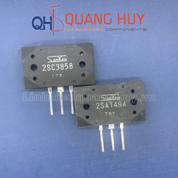 2SA1494(A1494) và 2SC3858(C3858) Cặp Sò Transistor 17A/200V