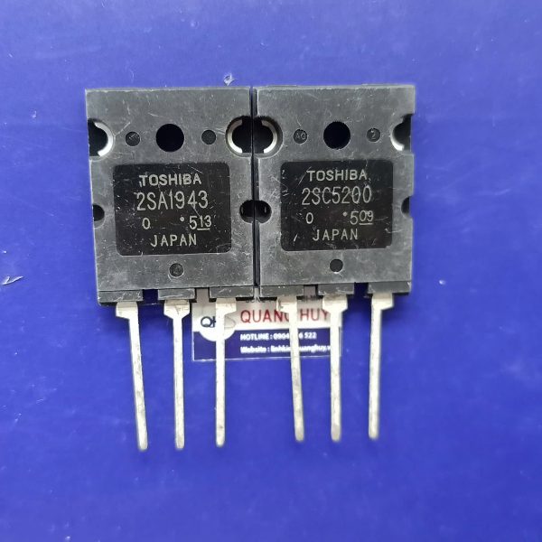 2SA1943 & 2SC5200 NPN/PNP 15A/230V TO-3PL Cặp Transistor