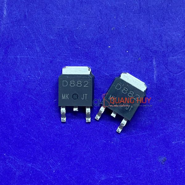 2SD882M, 2SD882, D882 Transistor SMD SOT-89 3A/40V
