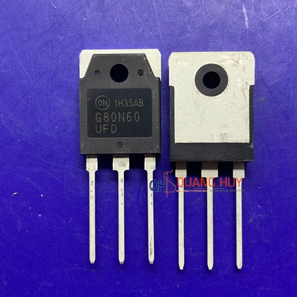 G80N60UFD, G80N60 IGBT 80A 600V TO-3P chính hãng ON