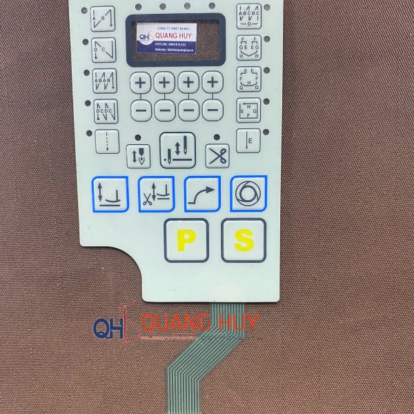 Miếng dán bàn phím màn hình máy may 1 kim QIXING PS vàng