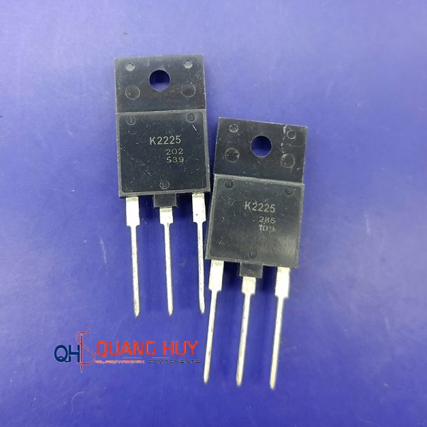 K2225, 2SK2225 Mosfet Kênh-N 1500V/2A TO-3P mới