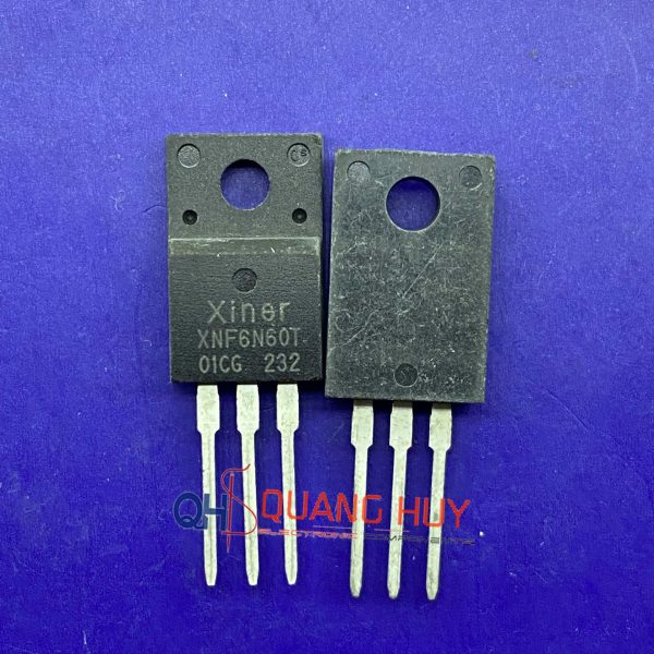 6N60C XNF6N60 TO220F N MOSFET 6A 600V 1.2R
