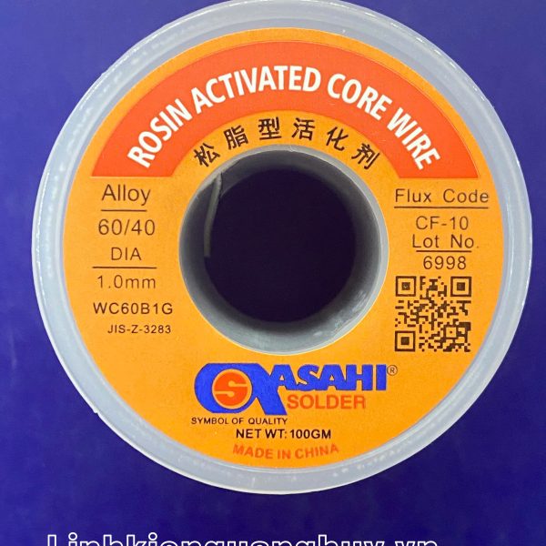 Thiếc hàn ASAHI 100G 1.0mm SN60/Pb40