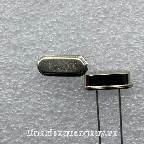 Thạch anh dao động 18M chân HC-49S(dip)