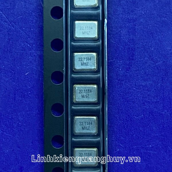 Thạch anh dao động 22.1184M chân dán SMD3225-4P 3.2*2.5mm