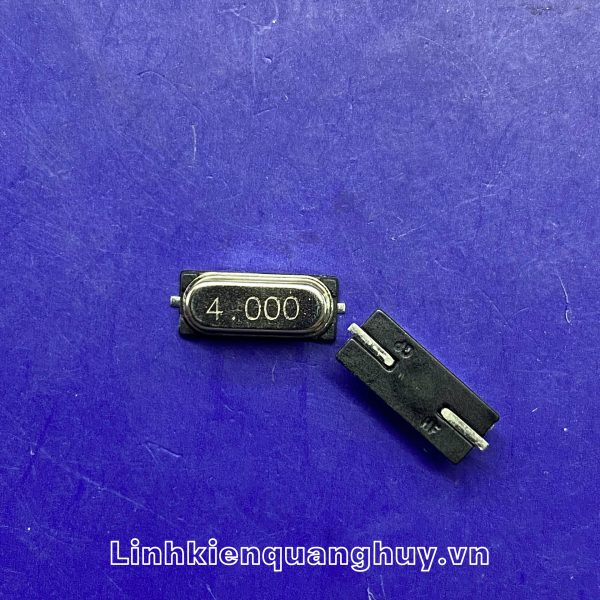 Thạch anh dao động 4M chân HC-49S-SMD(2 chân dán)
