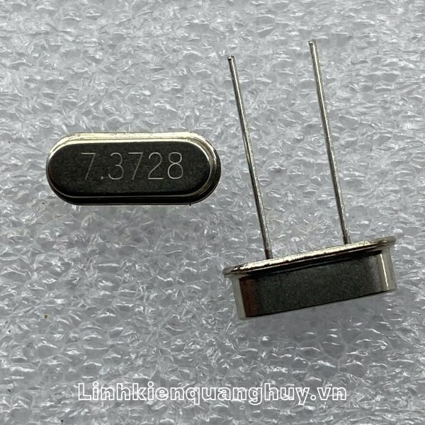 Thạch anh dao động 7.3728 MHz, chân HC-49S-SMD (DIP-2):
