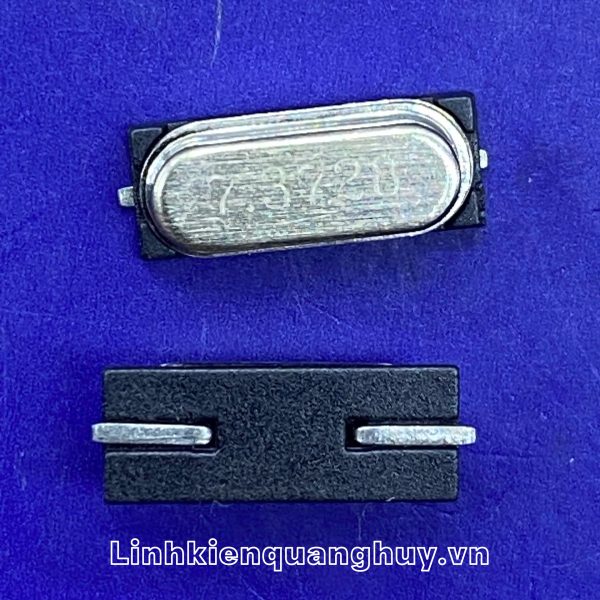 Thạch anh dao động 7.3728M chân HC-49S-SMD(2 chân dán)