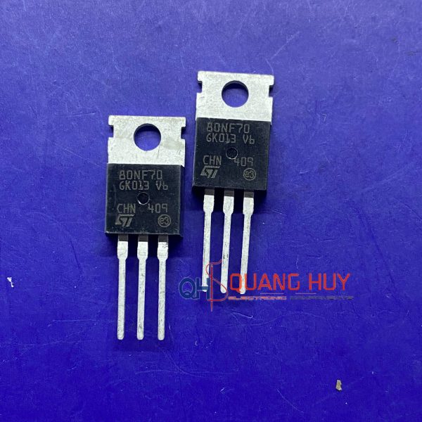 80NF70, STP80NF70 Mosfet Kênh N 68V 98A TO-220
