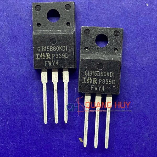 GIB15B60KD1 IRGIB15B60KD1P IGBT 12A 600V TO-220F