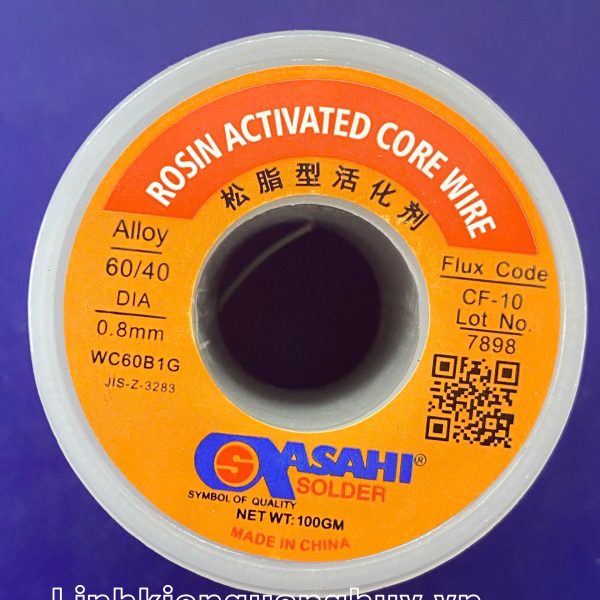 Thiếc hàn ASAHI 100G 0.8mm SN60/Pb40