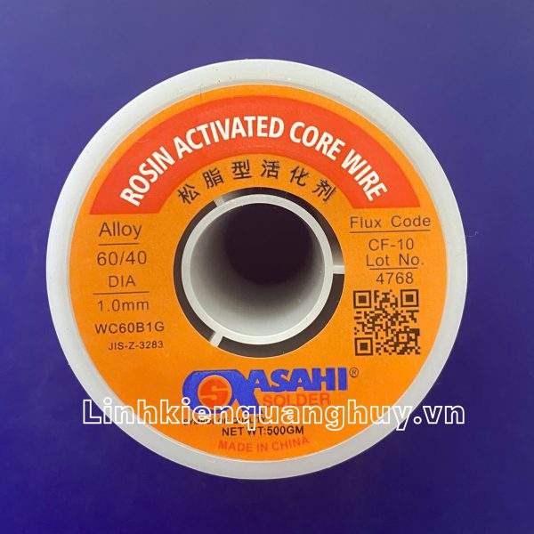 Thiếc hàn ASAHI 500G 1.0mm SN60/Pb40