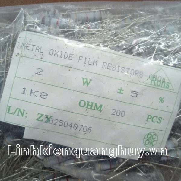 Điện trở vạch 2W 1K8 5% (10c)