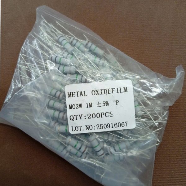 Điện trở vạch điện trở cắm 2W 1M 5% (10c)