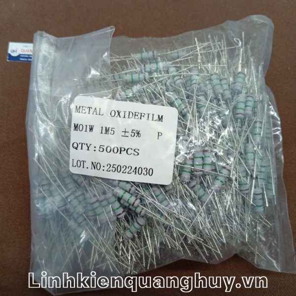 Điện trở vạch 1W 1M5 5% (10c)