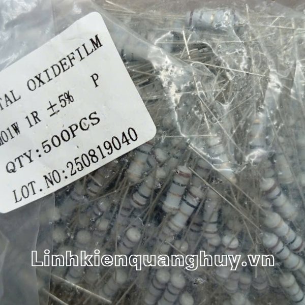 Điện trở vạch 1W 1R 5% (10c)