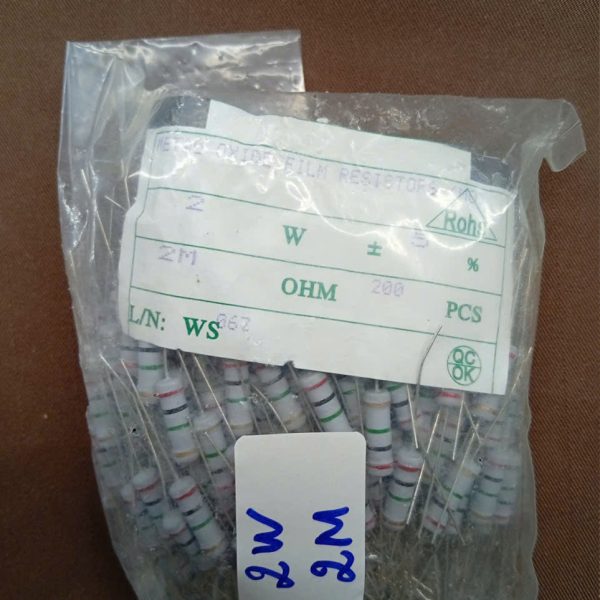 Điện trở vạch 2W 2M 5% (10c)