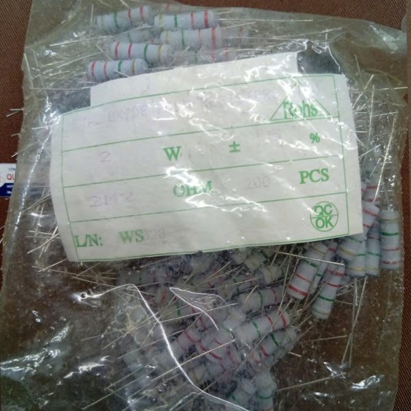 Điện trở vạch 2W 2M2 5% (10c)