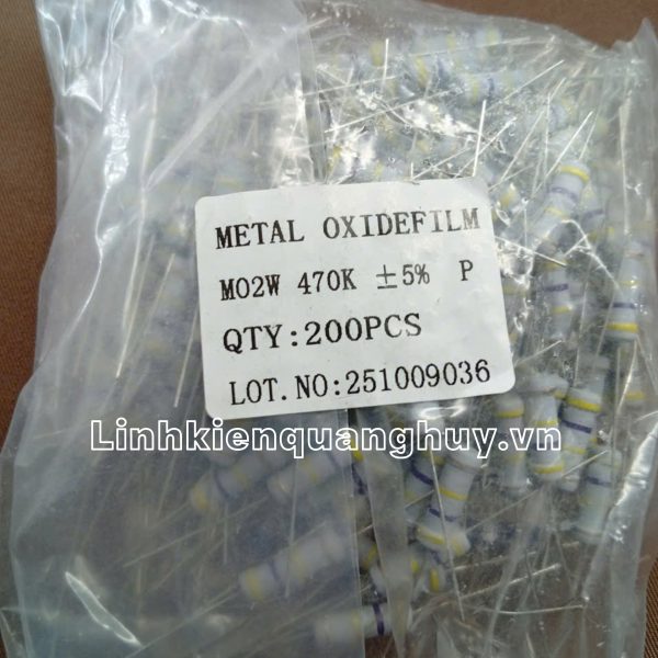 Điện trở vạch 2W 470K 5% (10c)