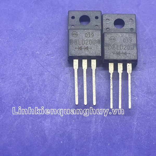8LD20U Diode 8A 200V