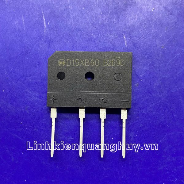 D15XB60 Diode chỉnh lưu cầu 15A 600V
