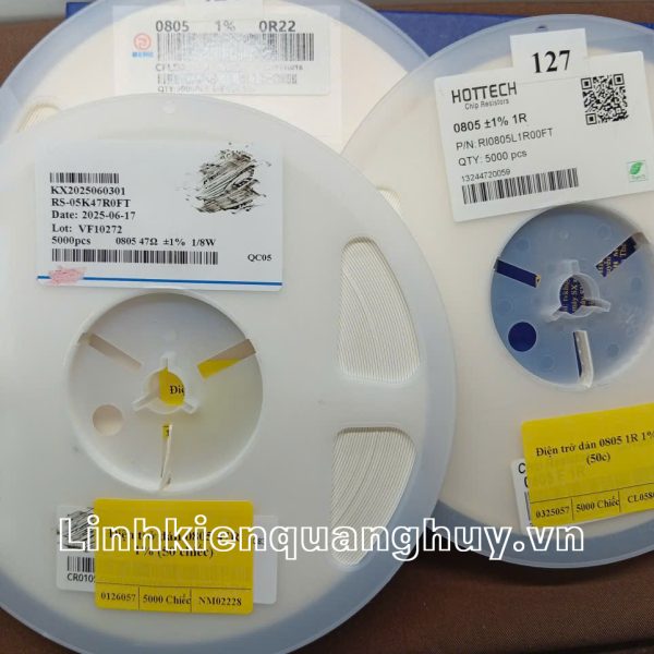 Điện trở dán 0805 Các trị số 1% (50c)