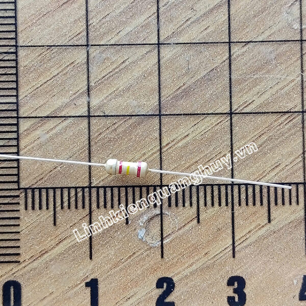 Điện trở vạch 1/4W 2K4 5% (50c)