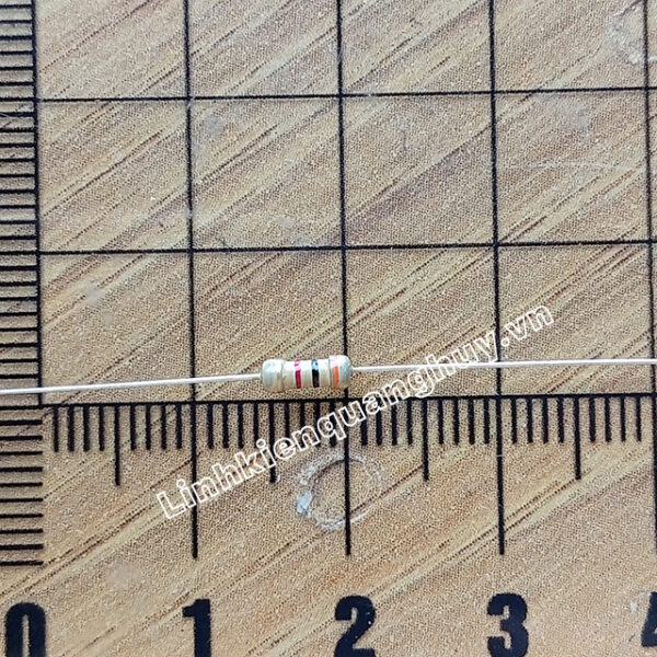 Điện trở vạch 1/4W 3K 5% (50c)