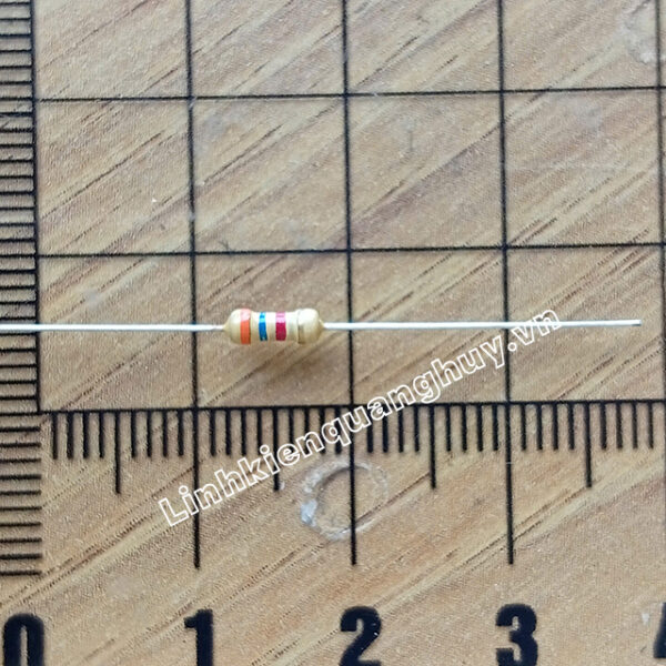 Điện trở vạch 1/4W 3K6 5% (50c)