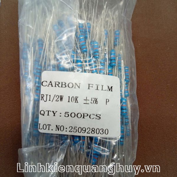 Điện trở vạch - Điện trở cắm 10K 1.2W (10c)
