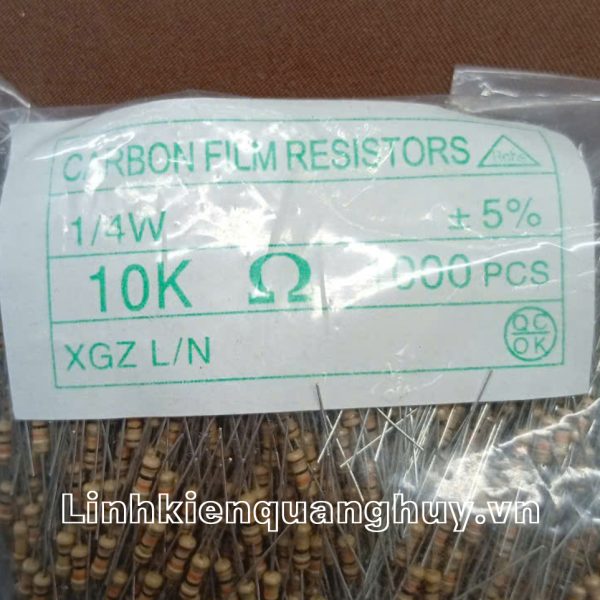 Điện trở vạch 10K 1.4W 5% (50c)