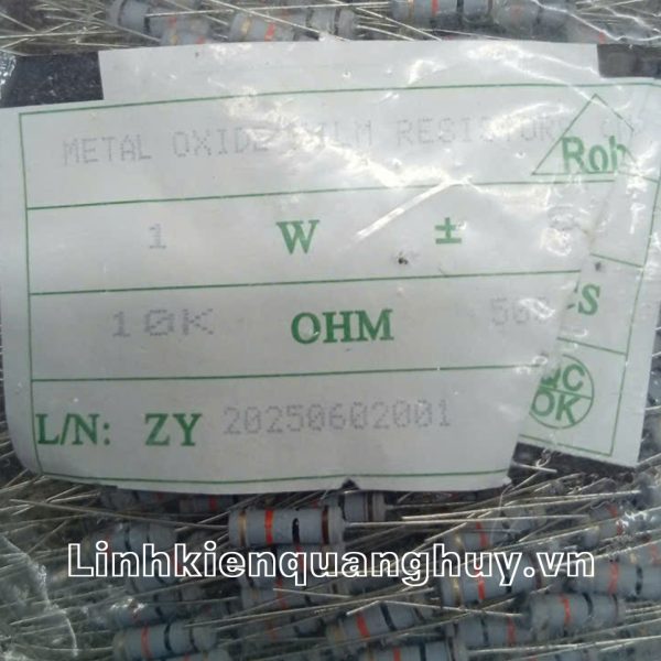 Điện trở vạch 10K 1W 5% (10c)