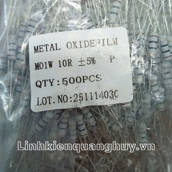 Điện Trở Vạch - Điện Trở Cắm 1W 10R 5% (10c)