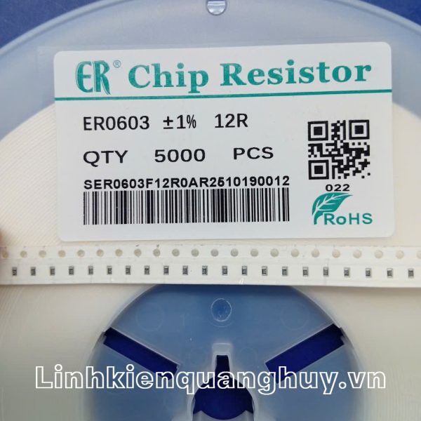 Điện Trở 0603 Dán 12R 1% (50c)