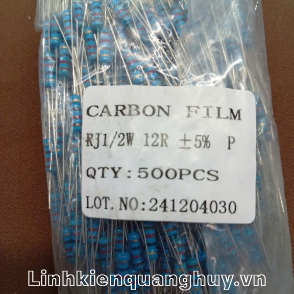 Điện Trở Vạch - Điện Trở Cắm 1/2W12R