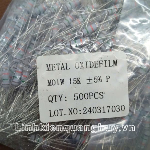 Điện Trở Vạch - Điện Trở Cắm 1W 15K 5% (10c)