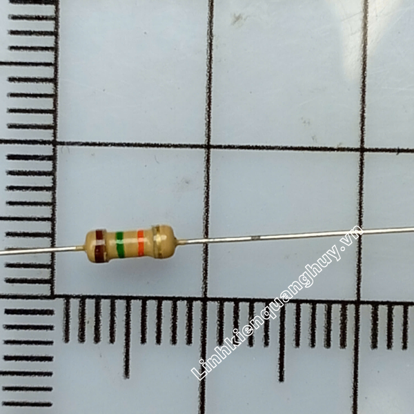 Điện Trở Vạch - Điện Trở Cắm 1/4W 15K 5% (50c)