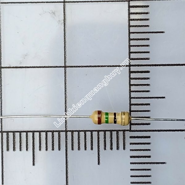 Điện Trở Vạch - Điện Trở Cắm 1/4W 15R 5% (50c)