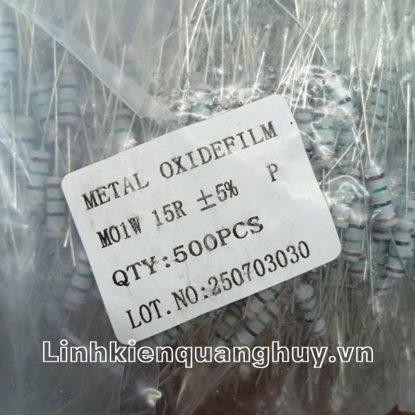 Điện Trở Vạch - Điện Trở Cắm 1W 15R 5% (10c)