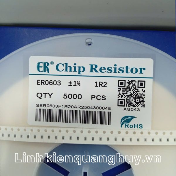 Điện trở dán 0603 1R2 1% (50c)