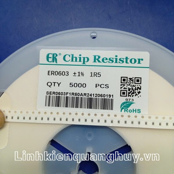 Điện trở dán 0603 1R5 1% (50c)