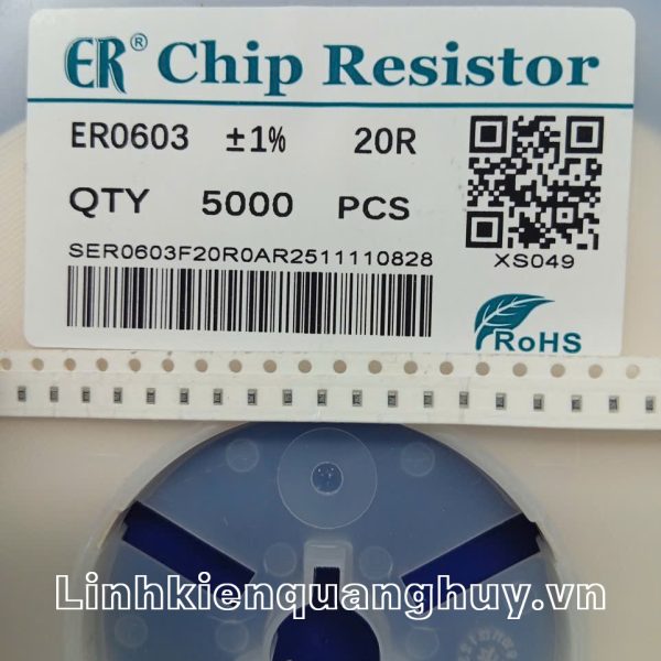 Điện Trở Dán 0603 20R 1% (50c)