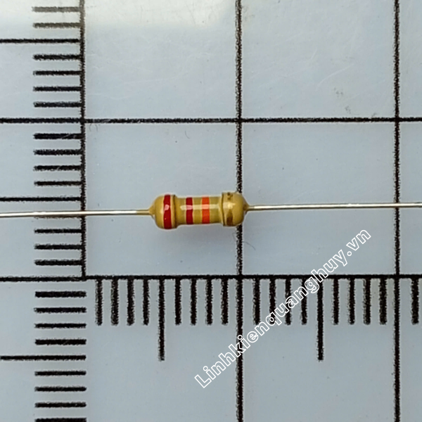 Điện Trở Vạch - Điện Trở Cắm 1/4W 22K 5% (50c)